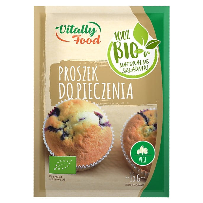 Poudre à lever BIO 15g VITALLY FOOD