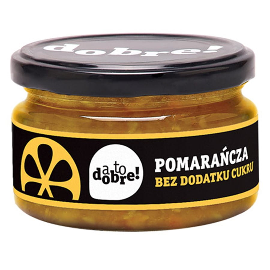 Orange sans sucre ajouté avec la consistance de 215g de confiture - C'EST BON !