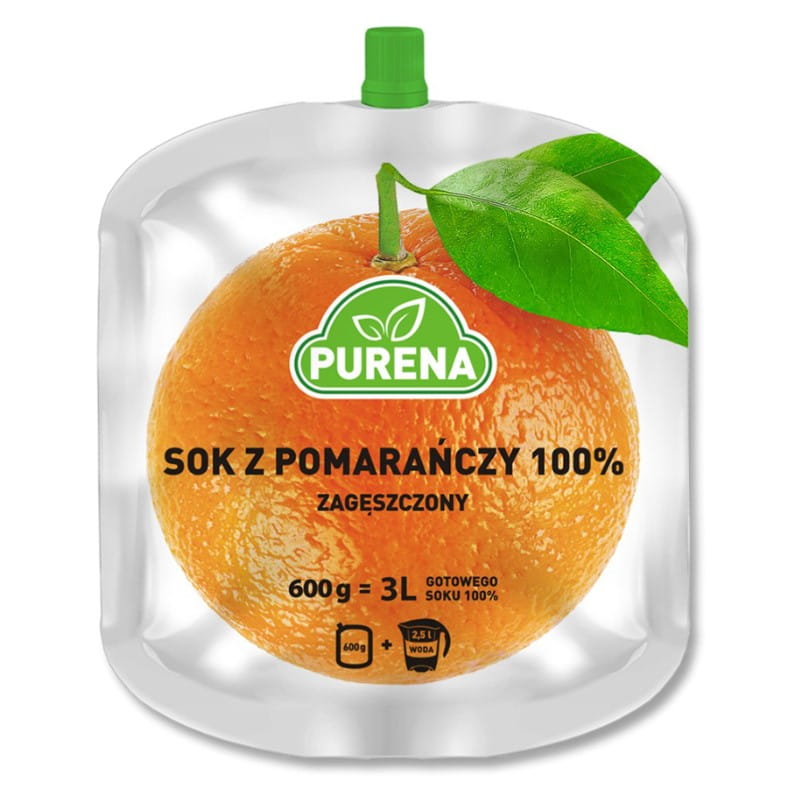 100% jus d'orange concentré 600g PURENA