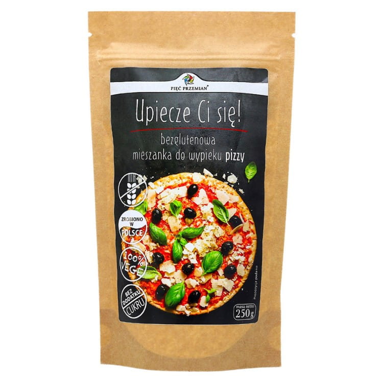Mélange pour la cuisson de pizza sans gluten 250 g CINQ CHANGEMENTS