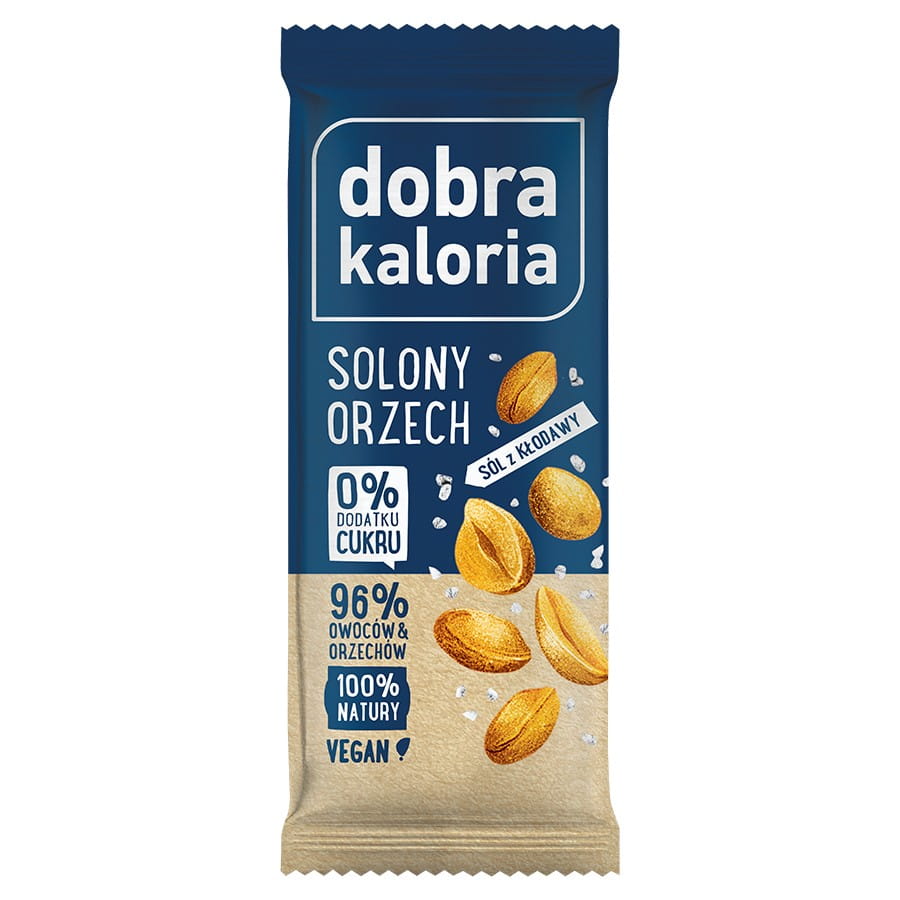 Barre aux fruits - noix salée (sel bûche) 35g GOOD KALORIA