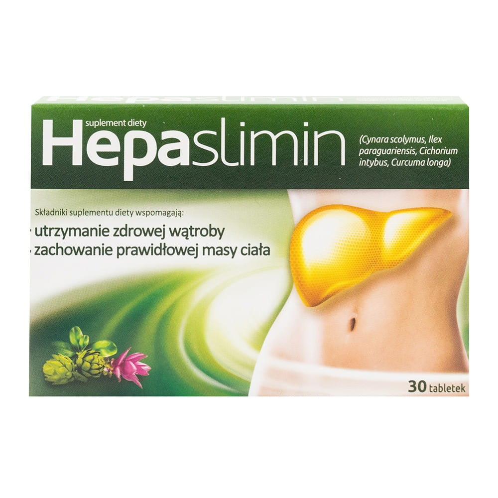 Hépaslimine pour le maintien d'un foie sain 30 comprimés