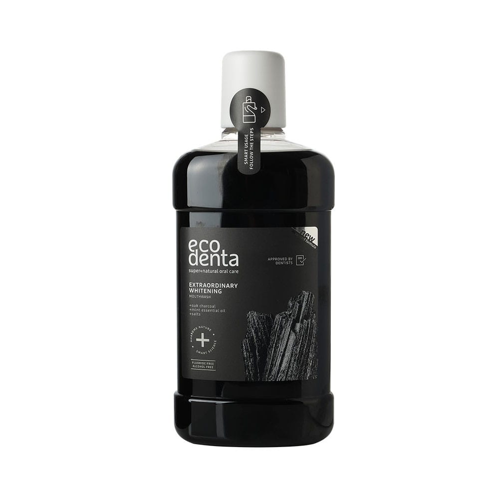 Fluide oral au charbon de chêne blanchissant 500 ml BIOK LABORATORIJA