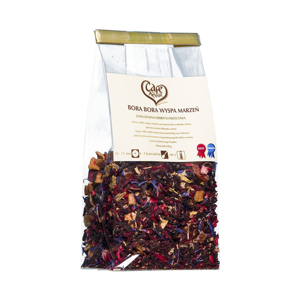 Thé aux feuilles de bora - bora l'île des rêves 50 g CAFE AMOUR