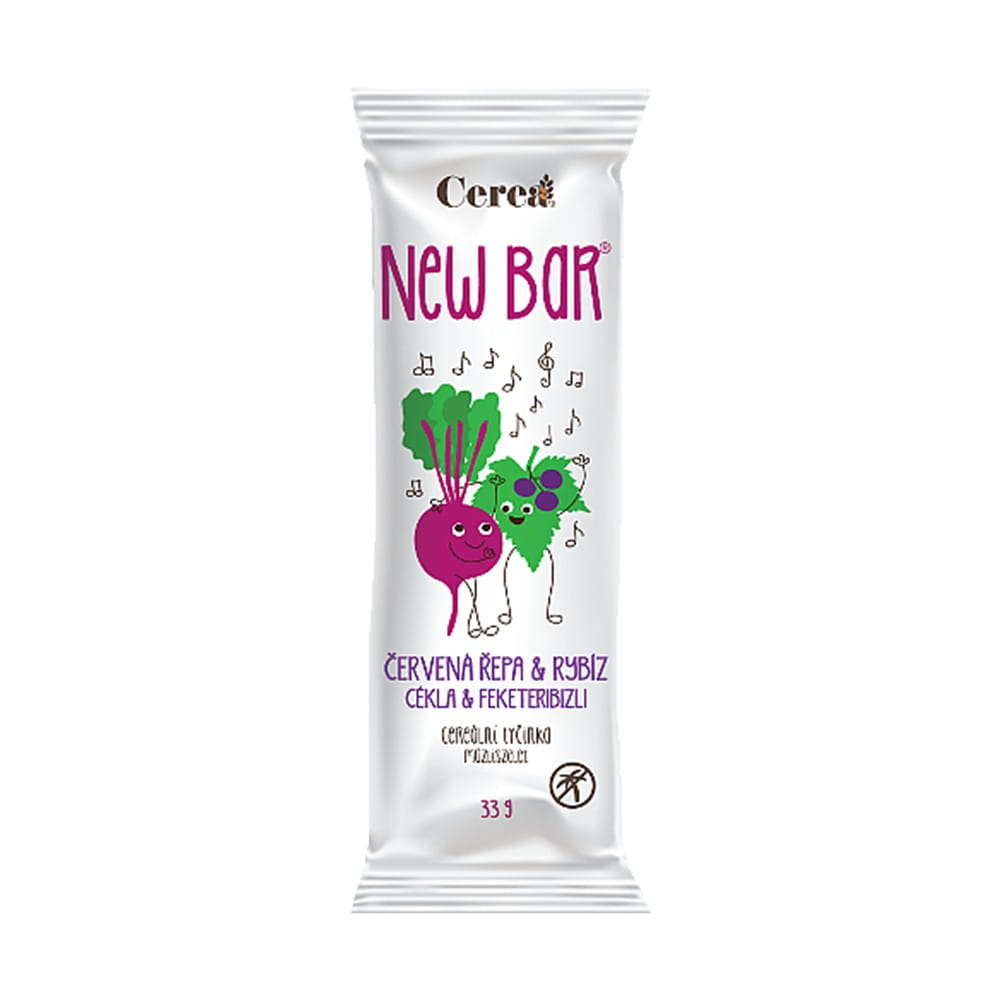 Barre de céréales betterave et groseille 33 g CEREA