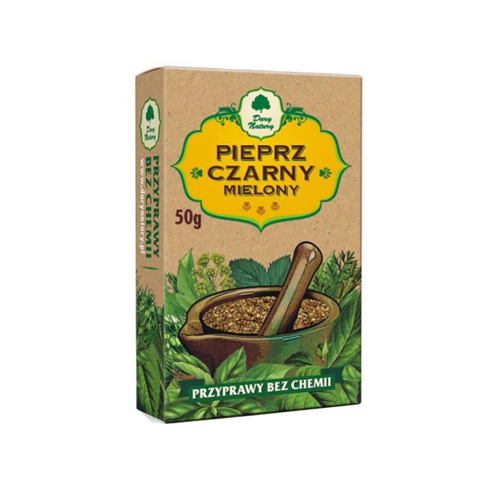 Poivre noir moulu 50 g - DONS DE LA NATURE