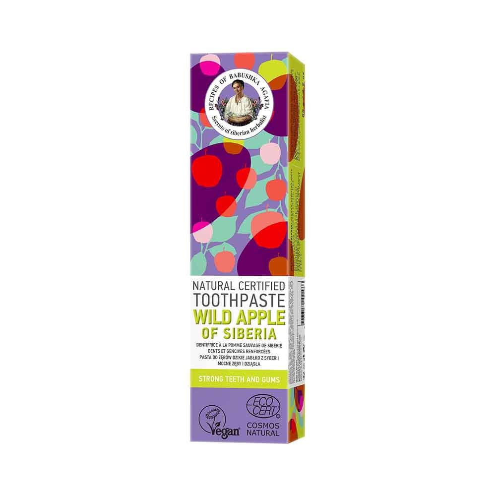 Dentifrice à la pomme sauvage de Sibérie 85 g AGAFIA