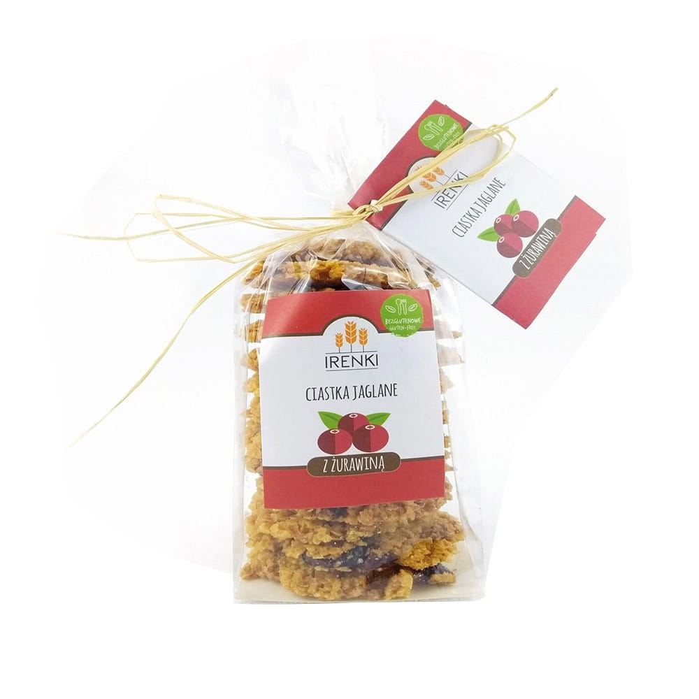 Biscuits millet aux canneberges sans gluten 175 g