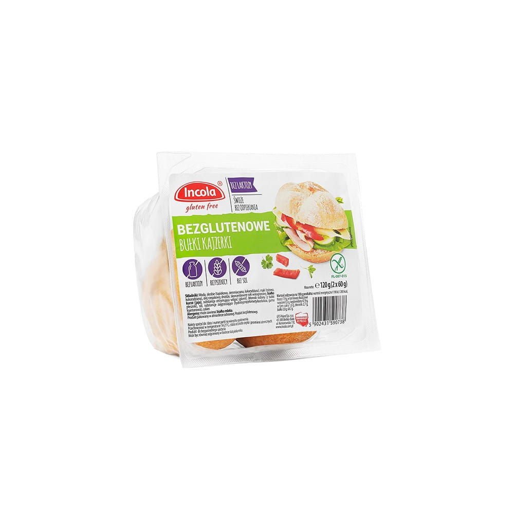 Kaiser roll sans gluten et sans lactose 2 x 60 g