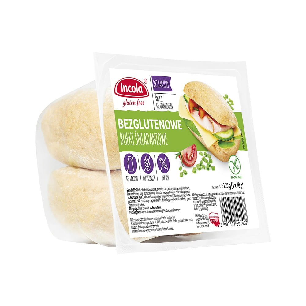 Petits pains sans gluten 120 g GFS POLOGNE