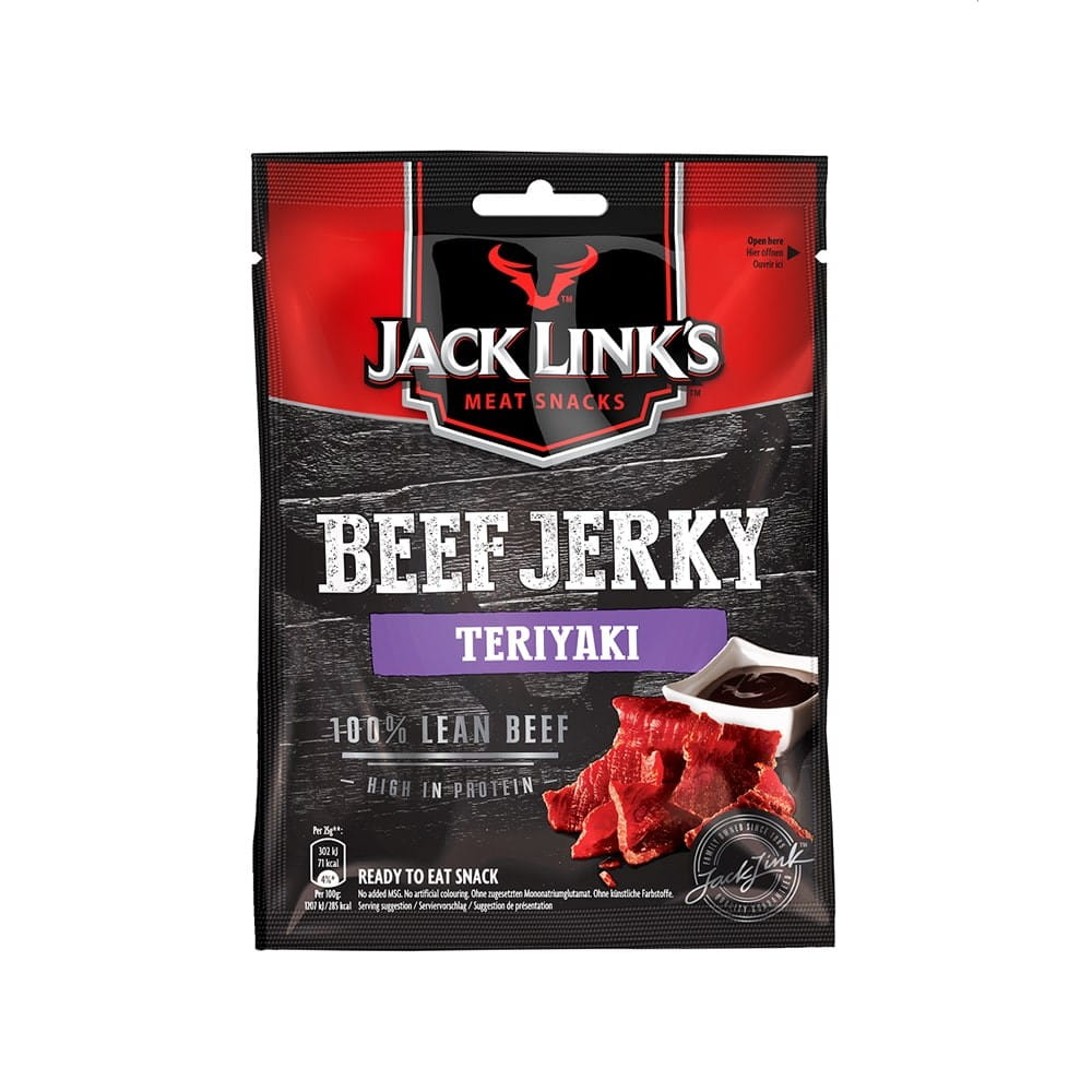Morceaux de bœuf : séchés et fumés. teriyaki 25 g
