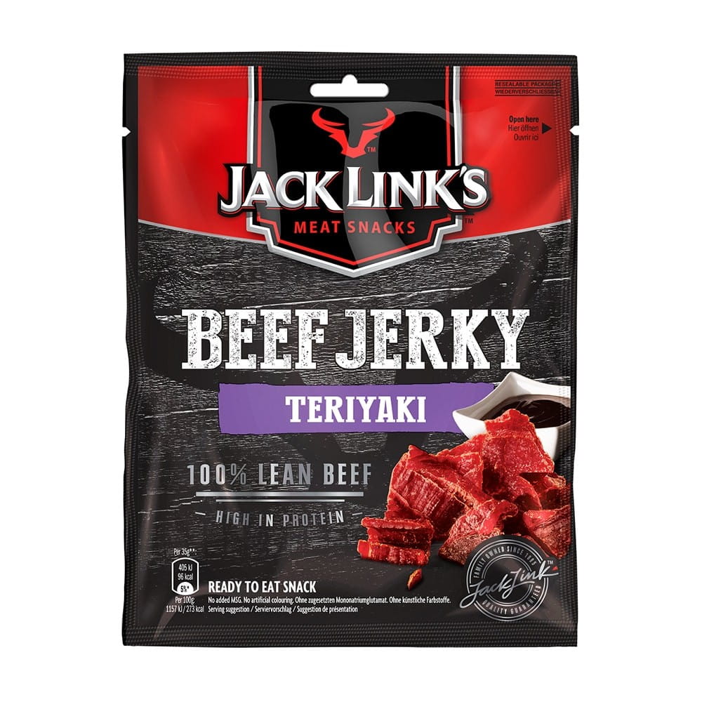 Morceaux de bœuf : séchés et fumés. teriyaki 70 g