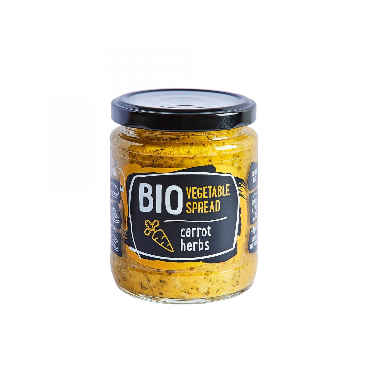 Pâte végétale de carotte - herbes BIO 235 g