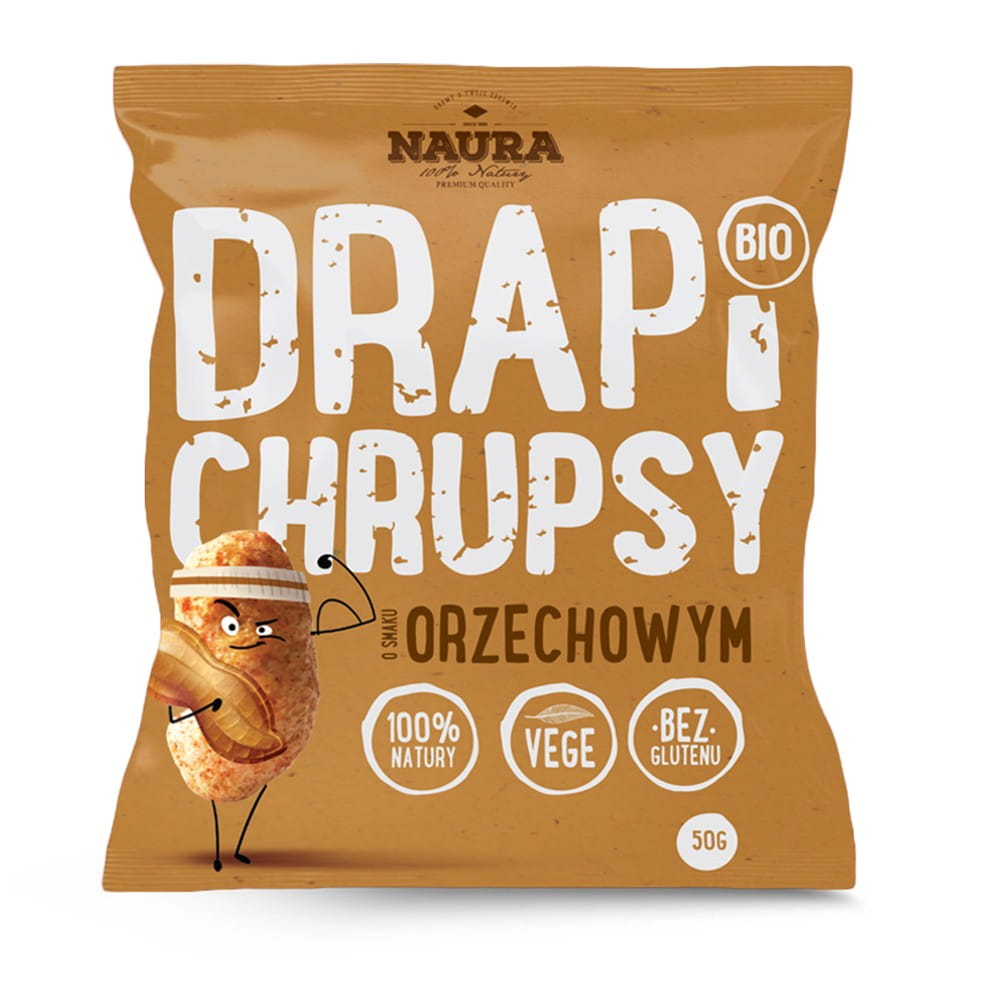 Chips saveur cacahuète BIO 50 g NAURA