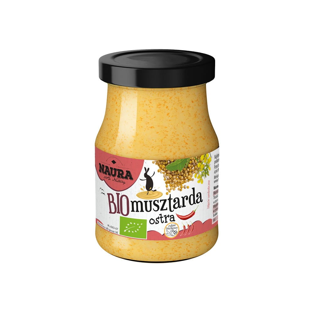 Moutarde épicée BIO 190 g NAURA