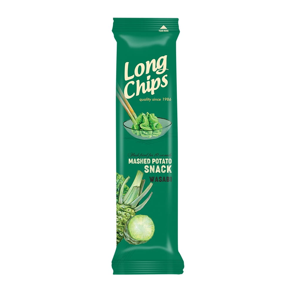 Croustilles au wasabi 75 g - CHIPS LONGUES