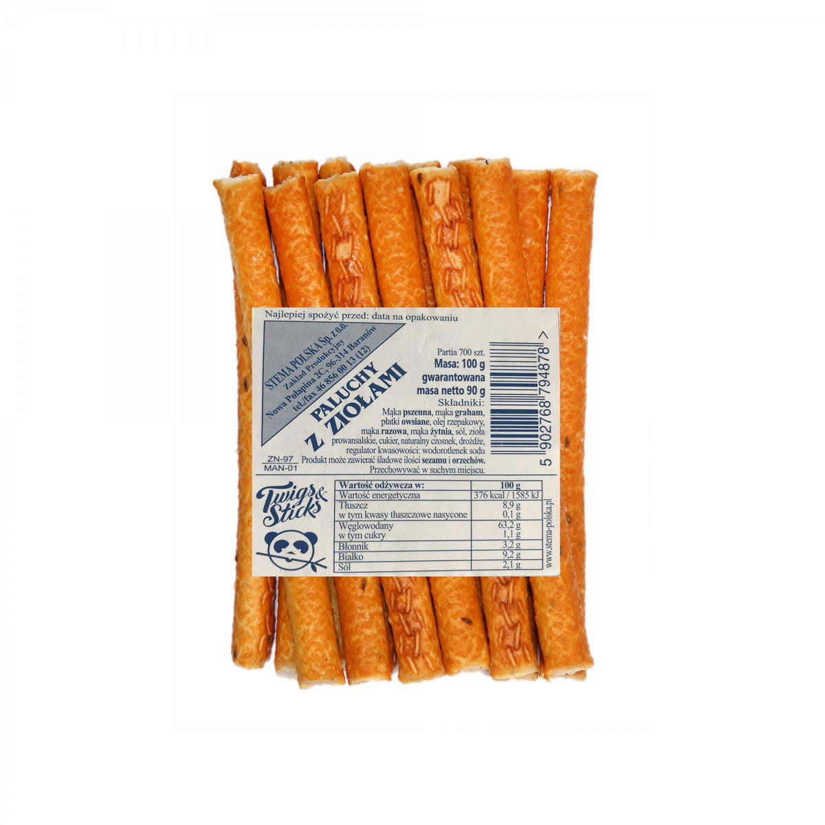 Sticks aux herbes 100 g - STEMA