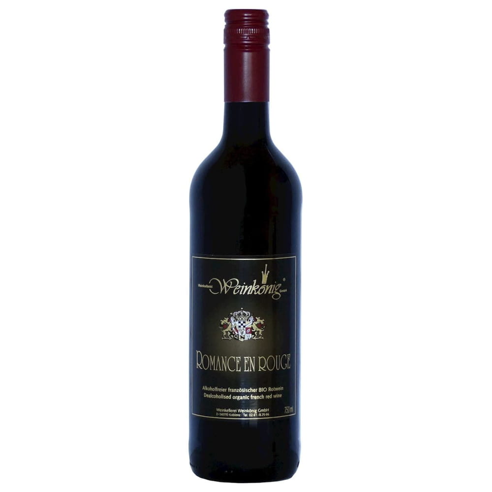 Vin sans alcool Romance rouge sec en rouge BIO 750 ml - WEINKOENIG