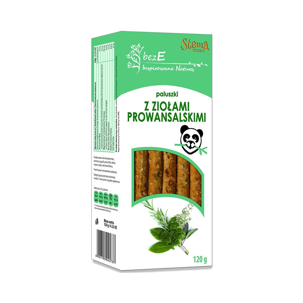 Sticks aux herbes de Provence sans E 120 g - STEMA
