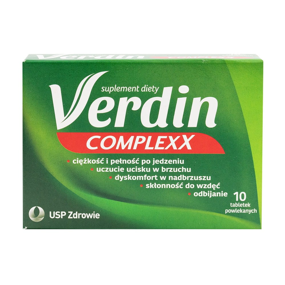 Complexe pour le système digestif 10 comprimés VERDIN