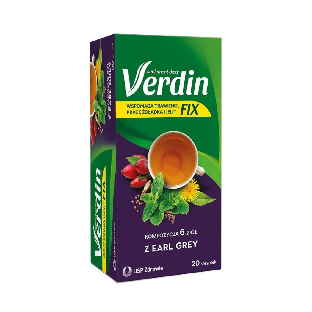 Thé fixateur digestif 20 sachets VERDIN