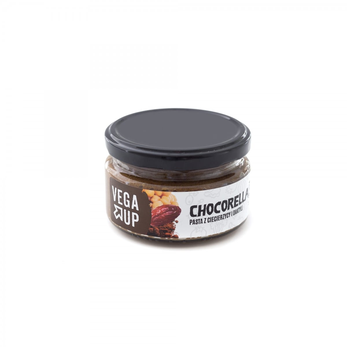 Pâte de pois chiches et dattes chocorella 200 g - VEGA UP