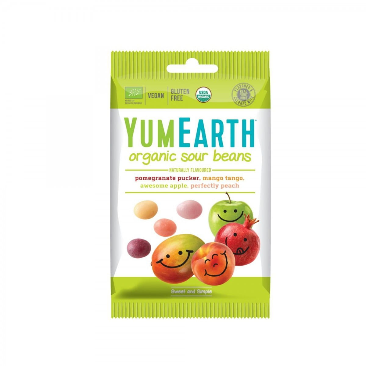 Bonbons acidulés aux fruits à la vitamine C BIO 50 g