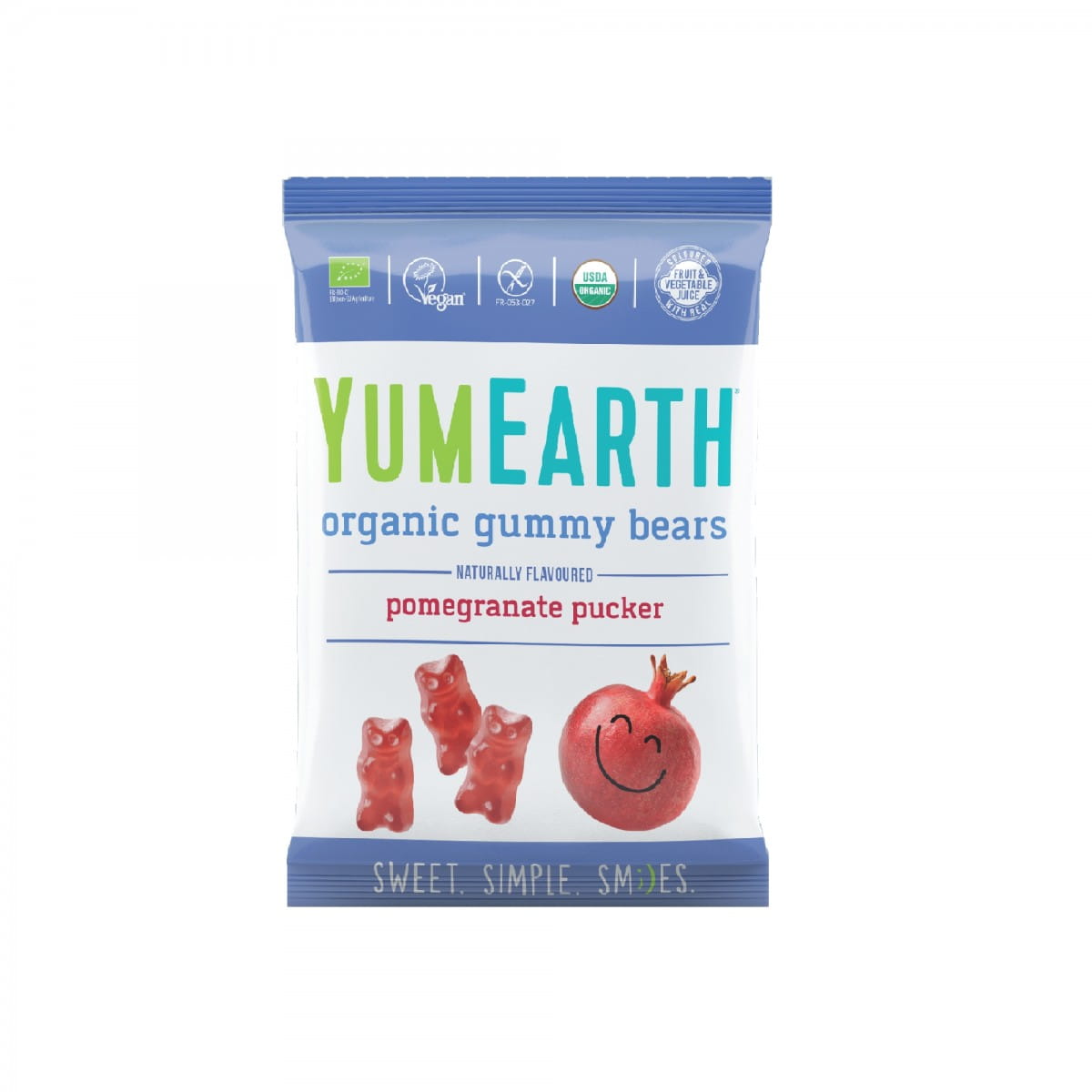 Pâtes de fruits au goût de grenade avec vitamine C BIO 50 g