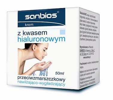 Crème à l'acide hyaluronique 50ml SANBIOS