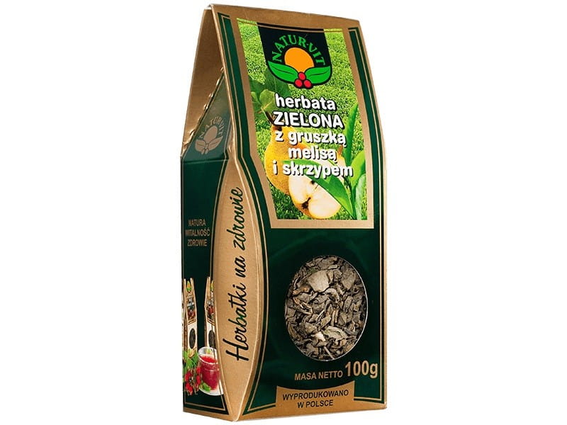 Thé vert poire mélisse et prêle 100g NATURE WELCOMES