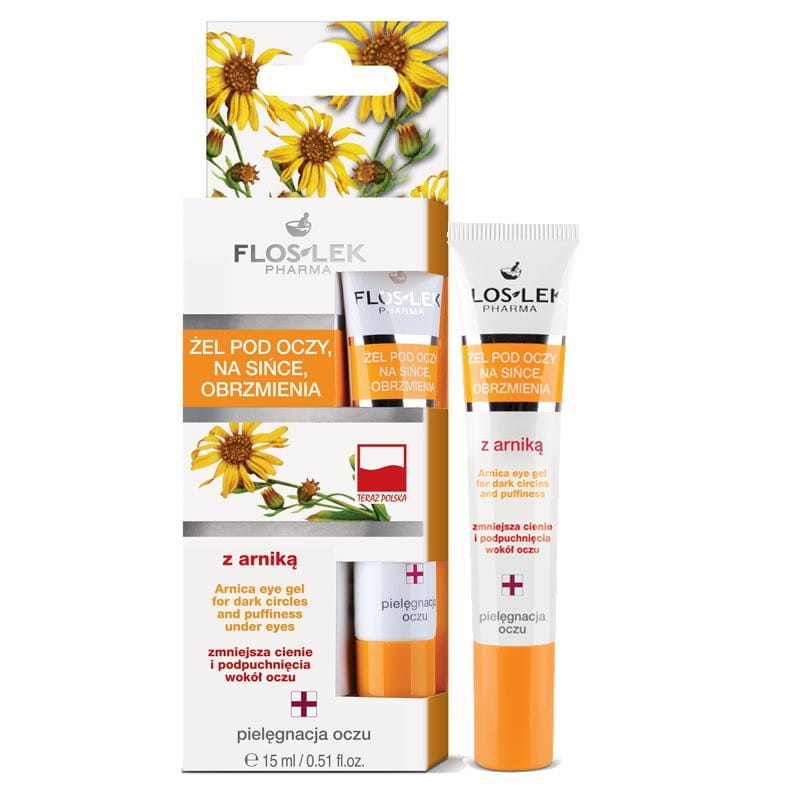 Gel d'arnica sous les yeux pour les bleus gonflés 15 ml FLOSLEK
