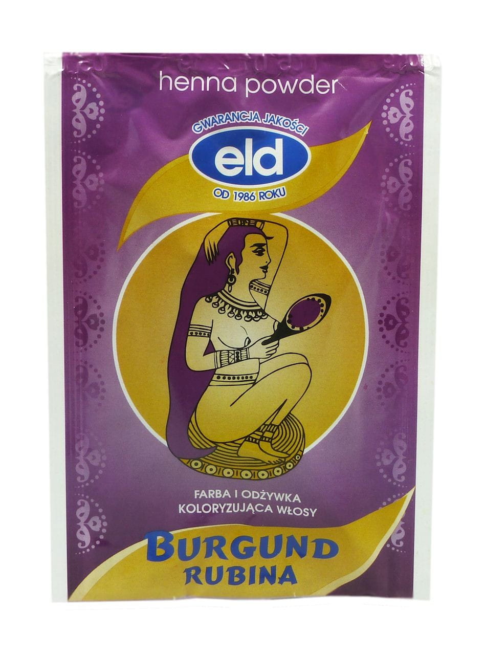 Rubina bourgogne poudre - teinture pour les cheveux 25g ELD