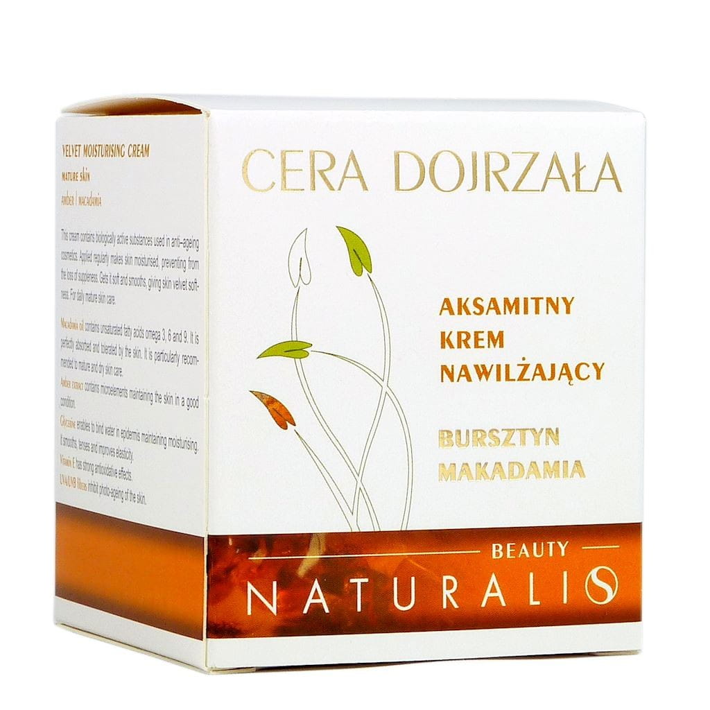Crème hydratante peaux matures ambre macadamia 50ml NATURALIS