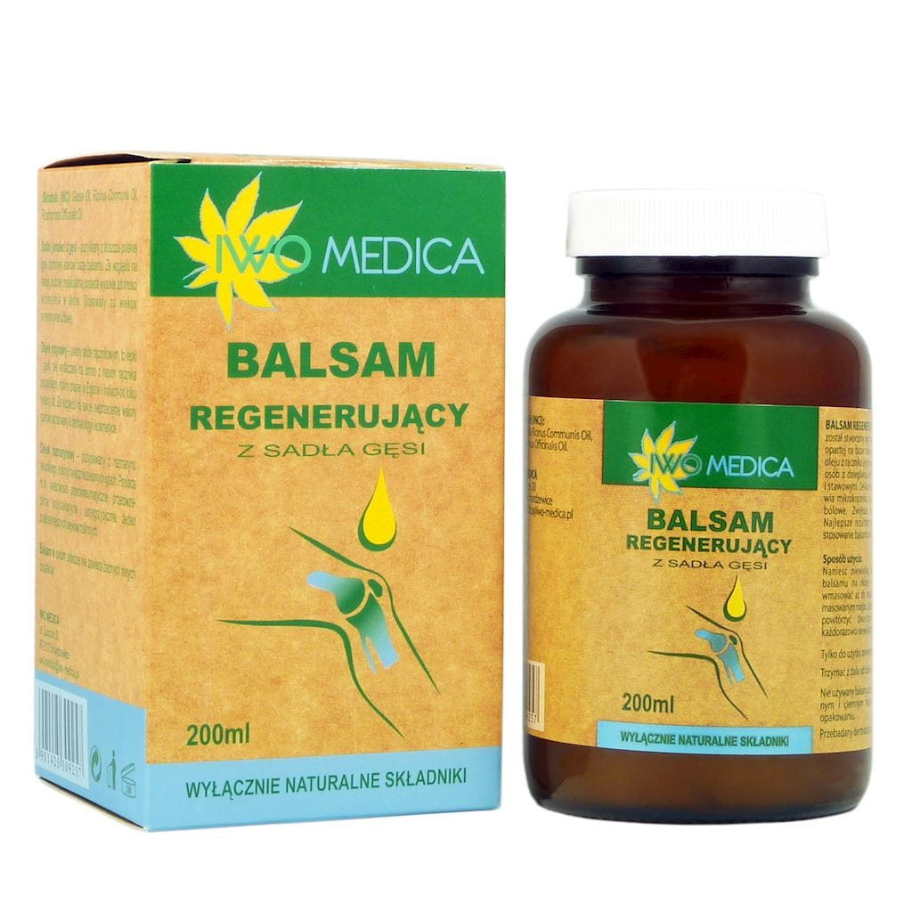 Baume régénérant à la graisse d'oie 200ml IWO MEDICA