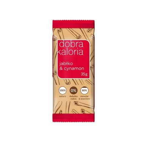 Barre pomme & cannelle 20 x 35g (présentoir) GOOD KALORIA