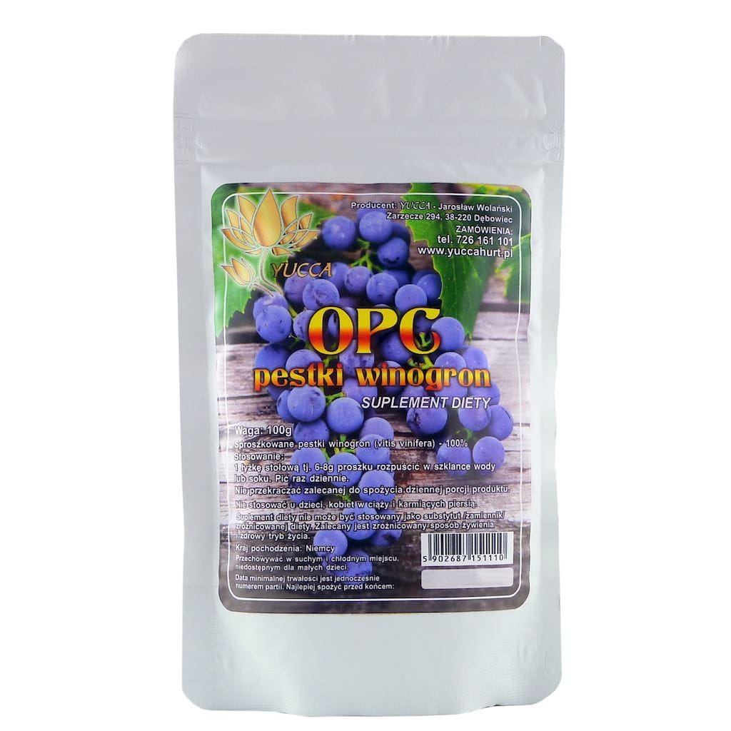Opc - pépins de raisin moulus 100g PROHERBIS