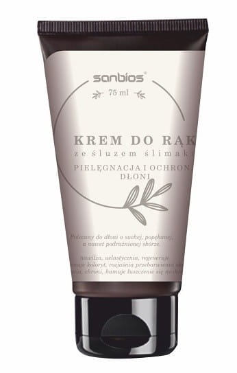 Crème mains à la bave d'escargot 75ml SANBIOS