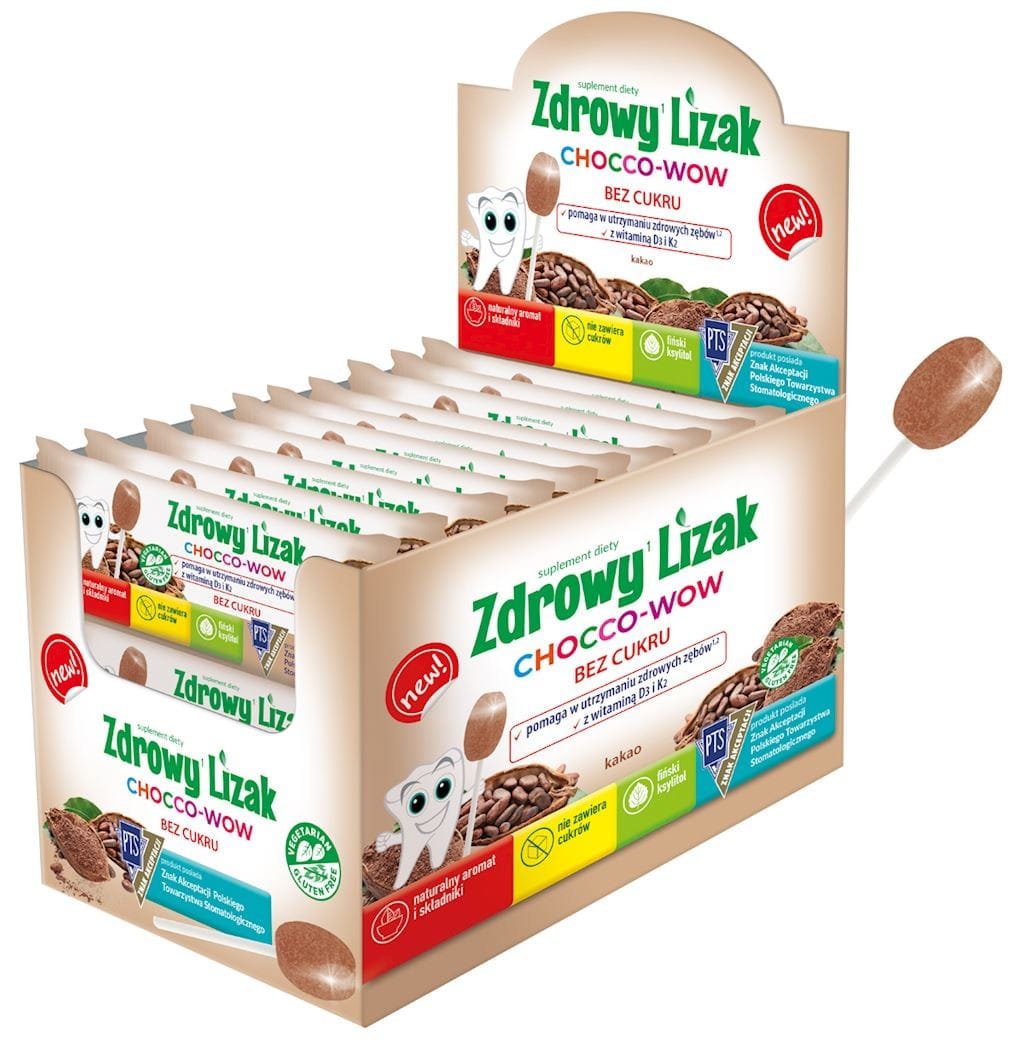 HEALTHY LOLY cacao chocco - wow présentoir sans sucre 40 STARPHARMA