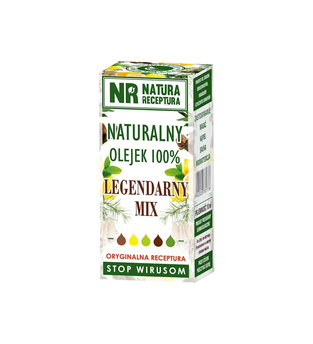 Huile naturelle, mélange légendaire - stop virus 10ml RECETTE NATURE