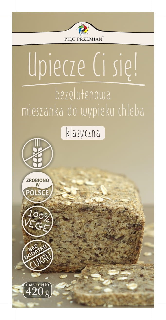 Mélange à pain classique sans gluten 420g CINQ CHANGEMENTS