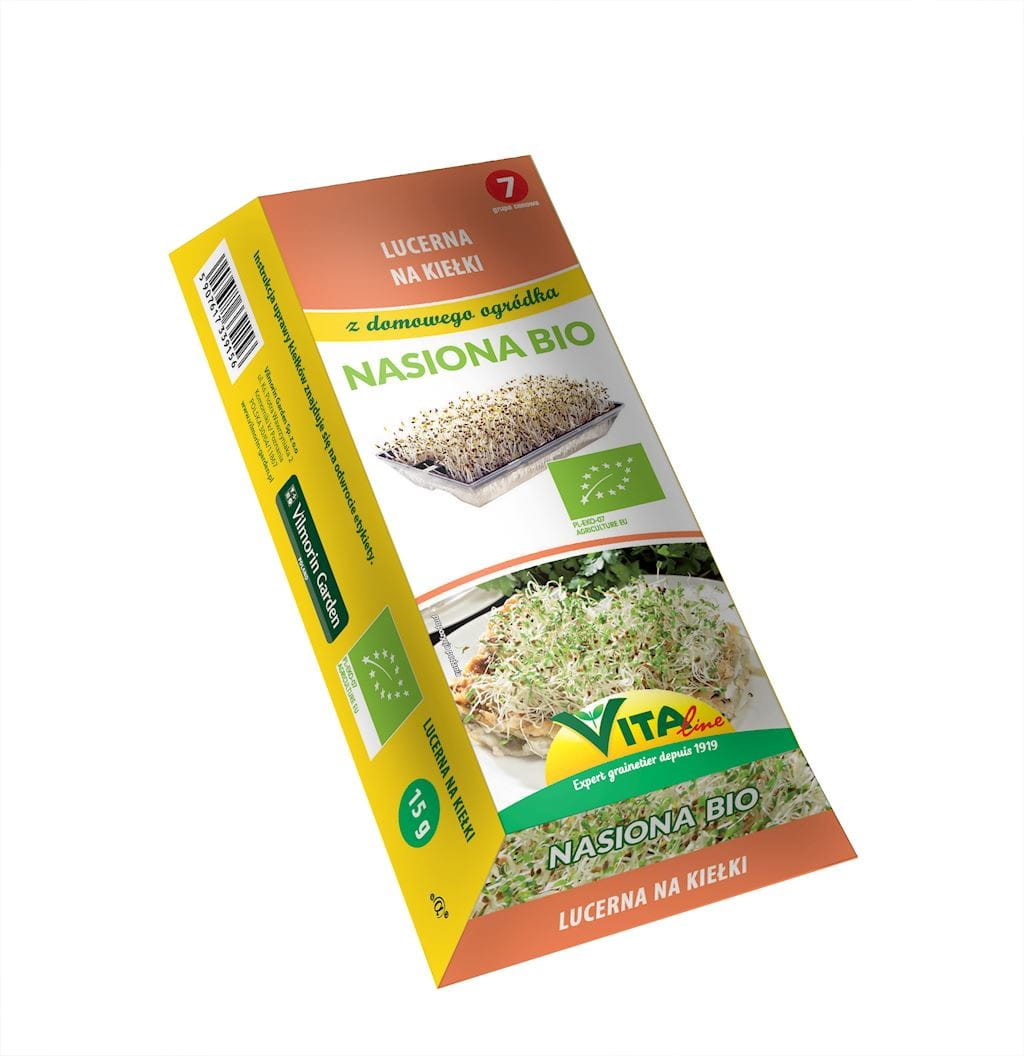 Graines de luzerne BIO à germer 15 g avec l'arroseur VITA LINE