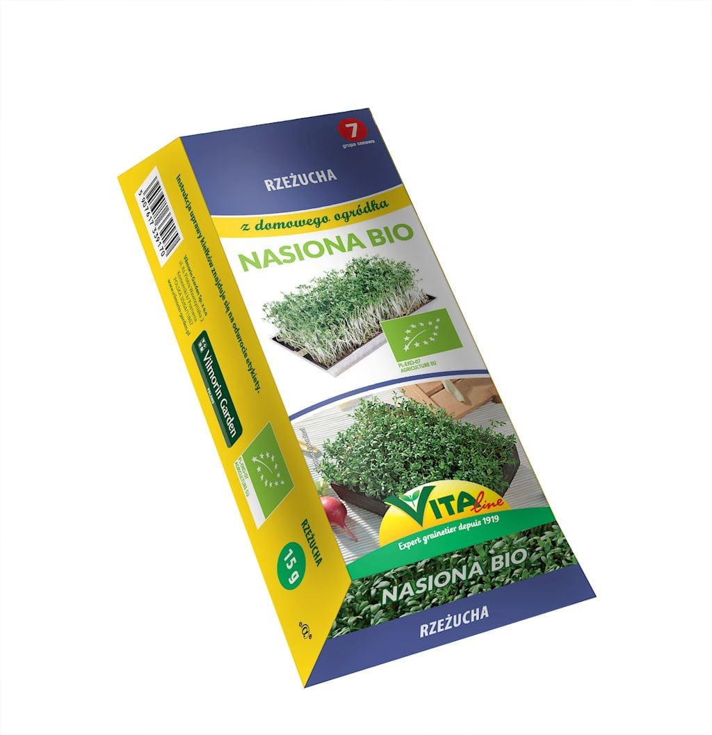 Graines de cresson BIO pour germes 15 g avec l'arroseur VITA LINE