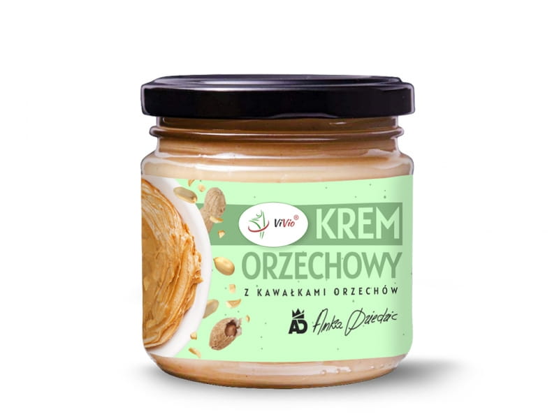 Crème de cacahuète croquante 200g - VIVIO