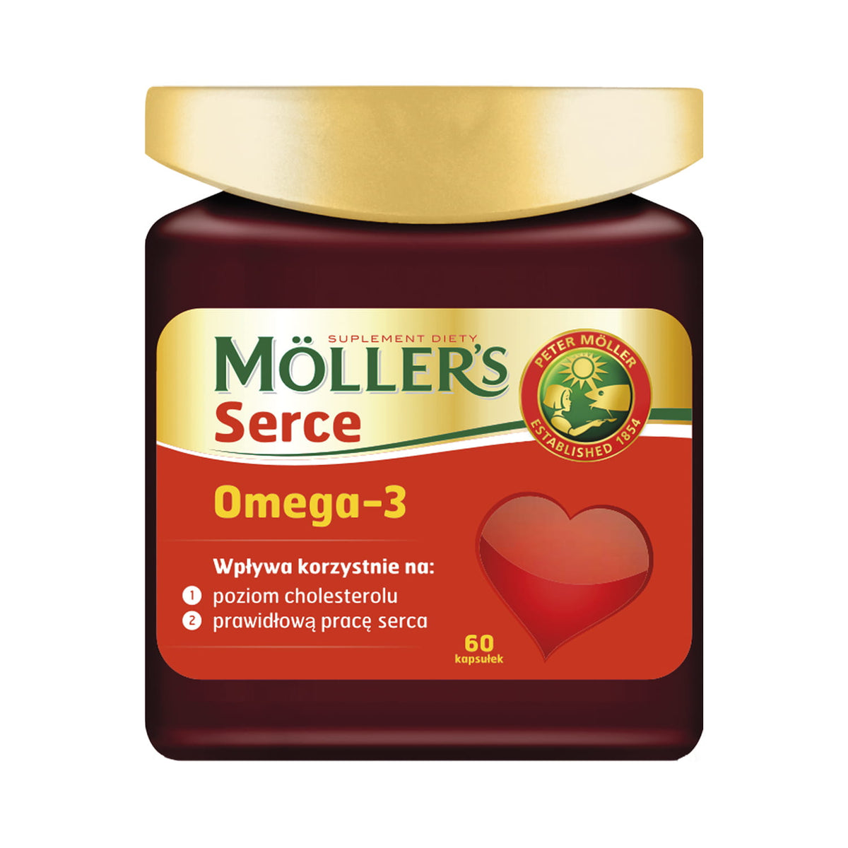Coeur d'OMEGA - 3 60 gélules MOLLER'S MOLLERS