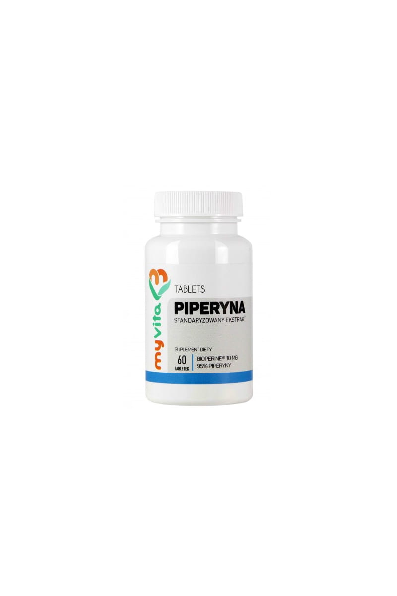 Extrait de pipérine 10mg biopérine 60 comprimés - MYVITA