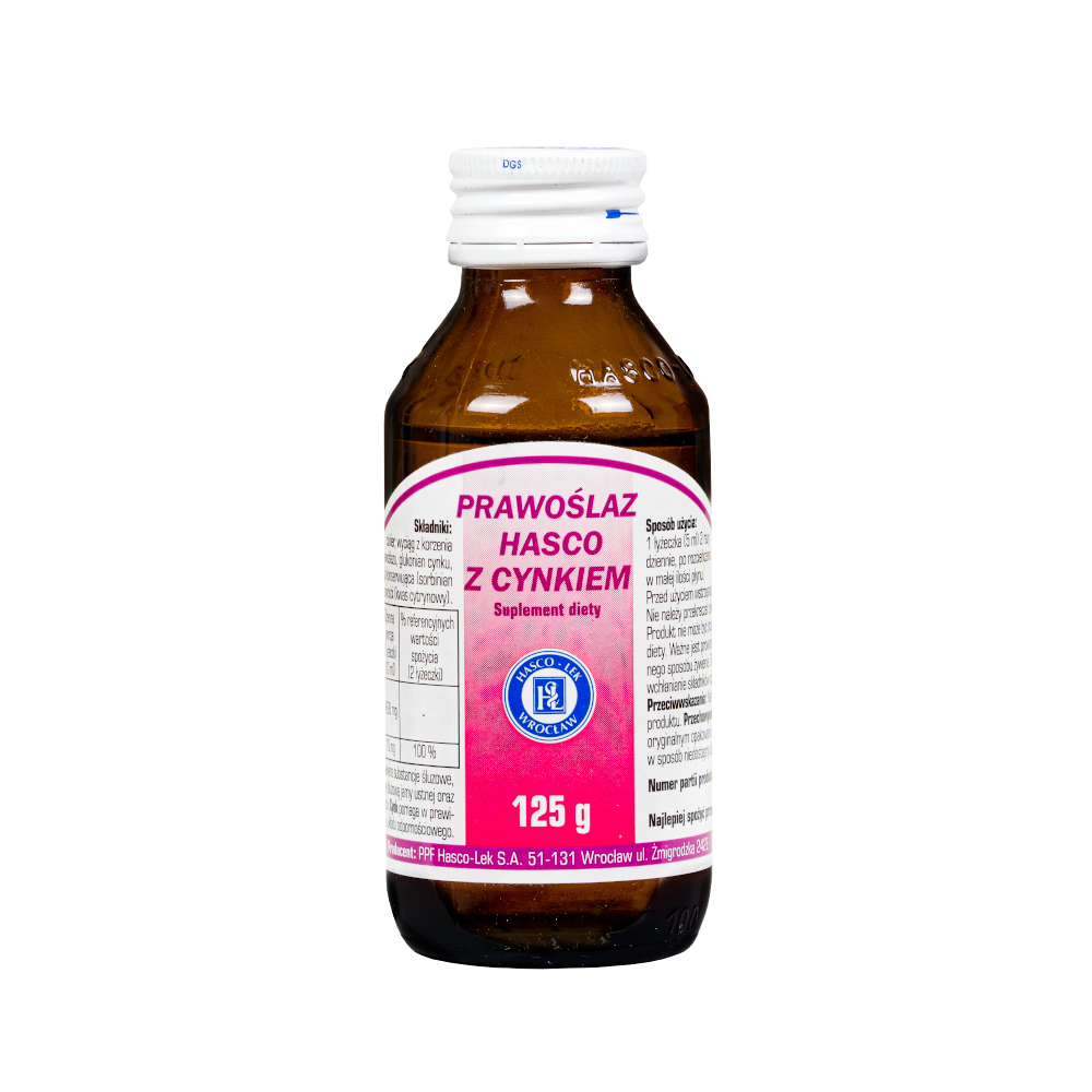Sirop de guimauve au zinc 125 g HASCO - DRUG