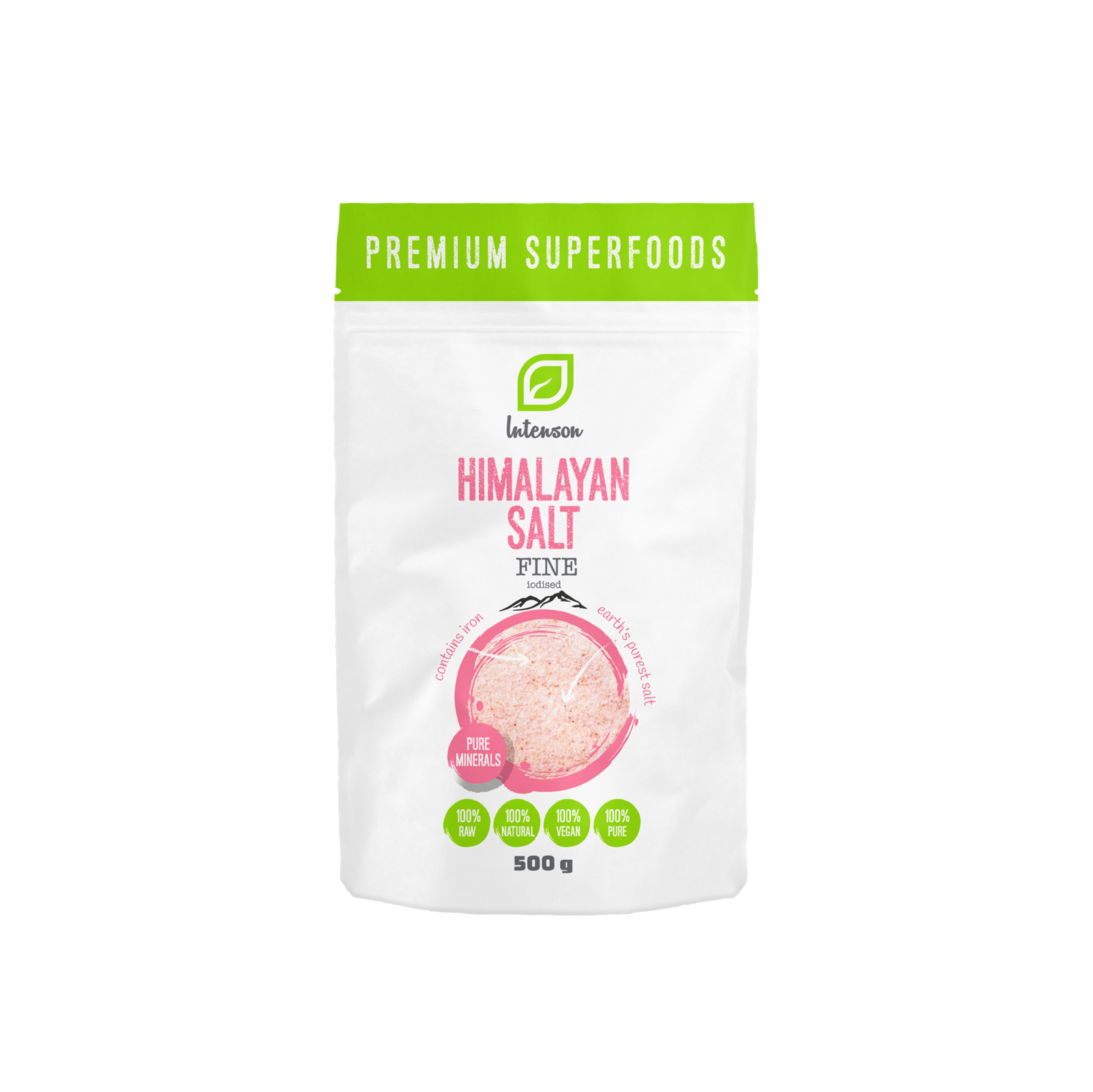 Sel fin iodé de l'Himalaya 500 g INTENSON