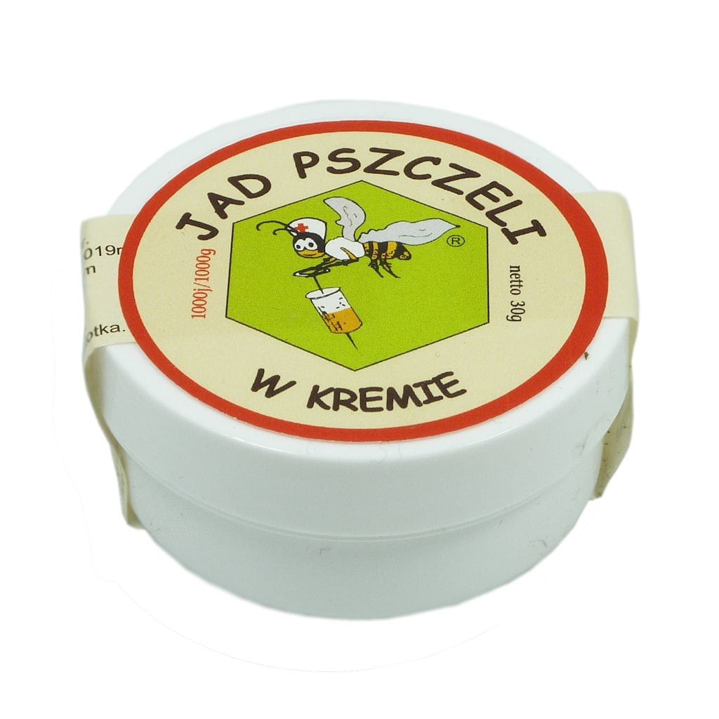 Venin d'abeille en crème (rouge) 30g. 1000j / 1000g