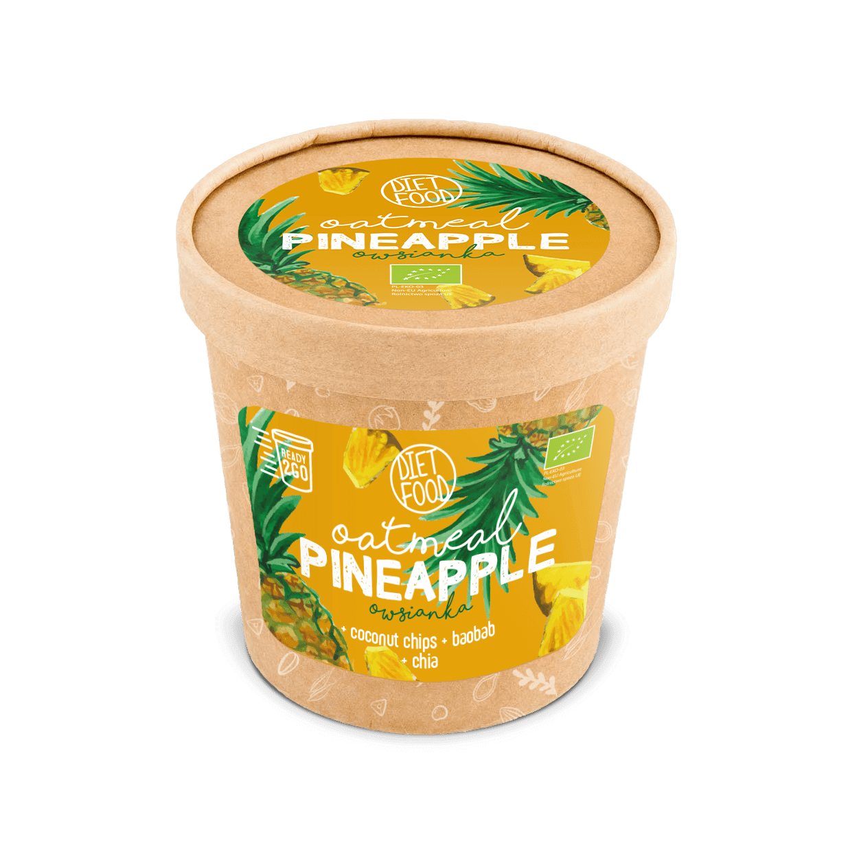 Porridge à l'ananas 70g ECO DIET - FOOD