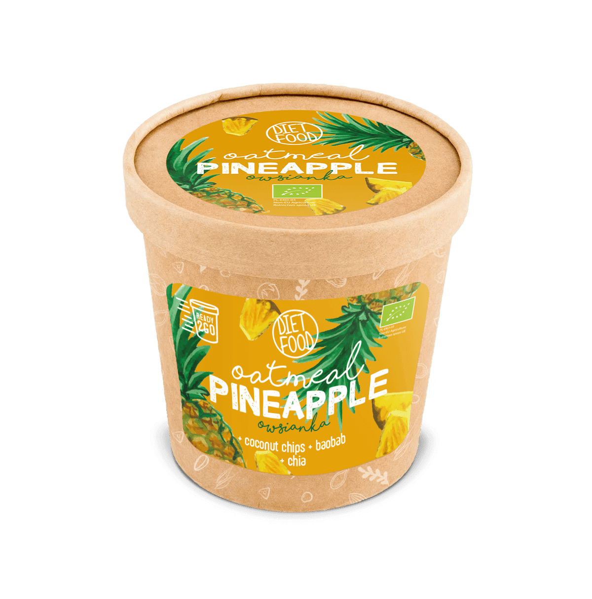 Porridge à l'ananas 70g ECO DIET - FOOD